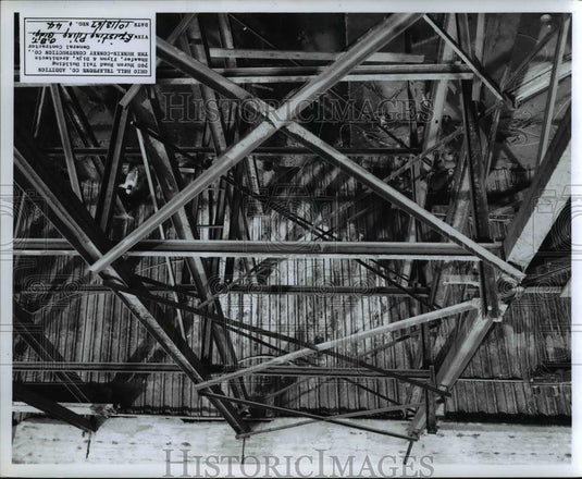 1967 Press Photo Ohio Bell Telephone Company under construction - nee16734 - Historic Images