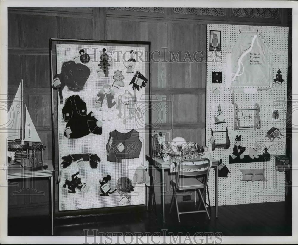 1959 Press Photo Craft Carnival Display Exhibit, Cleveland Ohio - nee14793 - Historic Images