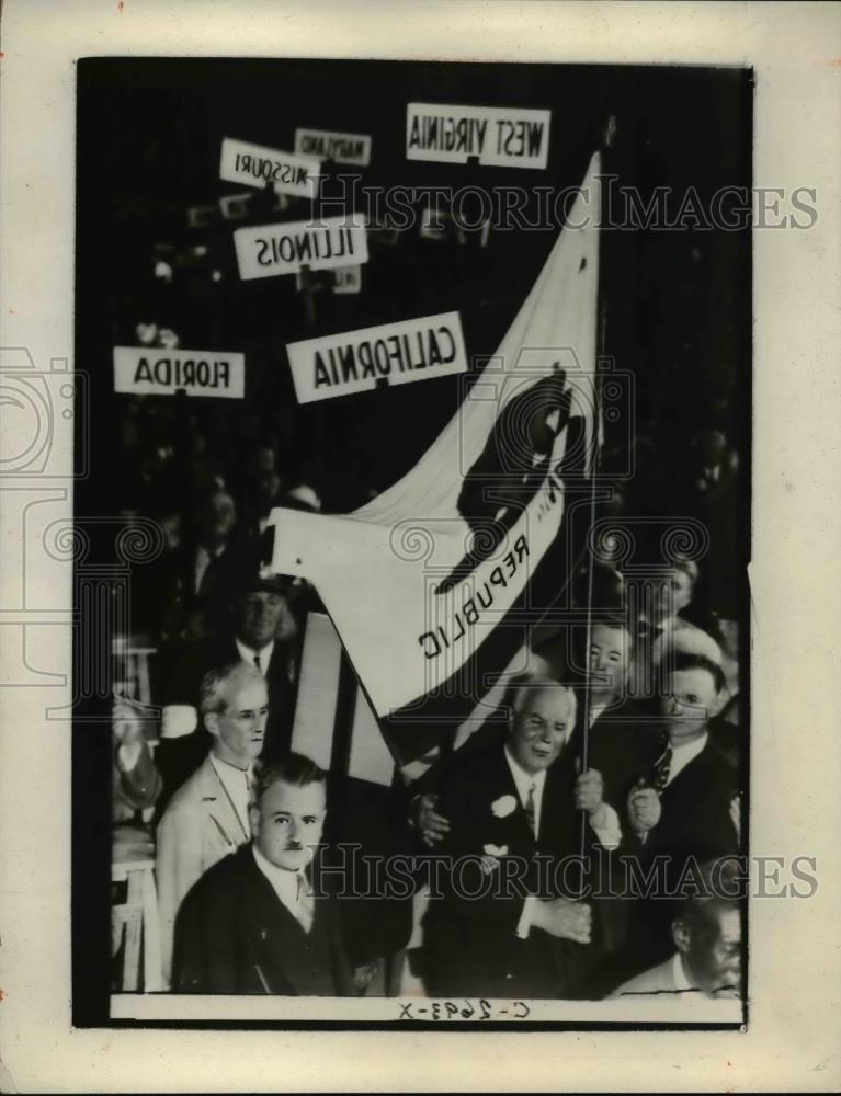 1932 Press Photo Republican National Convention in Chicago - nee15070 - Historic Images