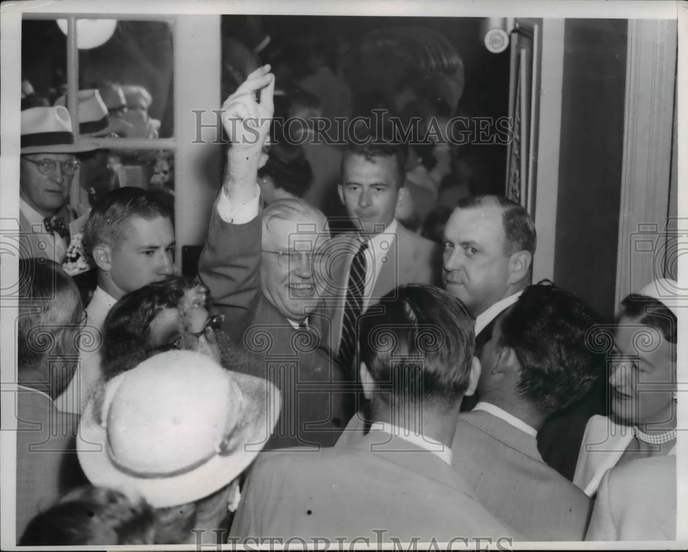 1952 Press Photo Chicago HJ Porter Texas faction for Eisenhower at convention - Historic Images