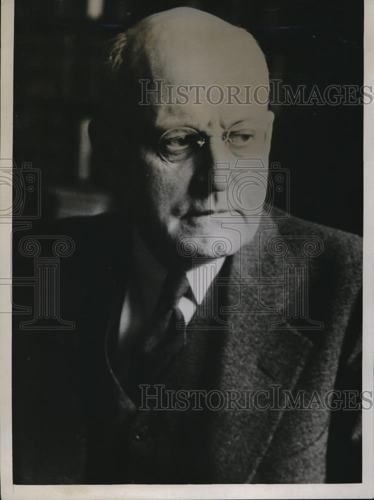 1934 Press Photo Eugene A Gilmore Dean of School of Law Iowa Univ - nee13182 - Historic Images