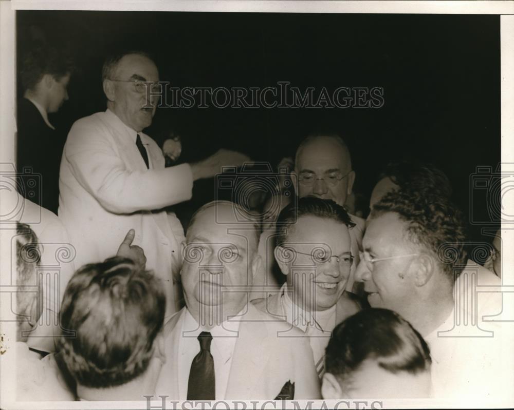 1937 Press Photo Speaker William B. Bankhead overlooks members as they leave - Historic Images