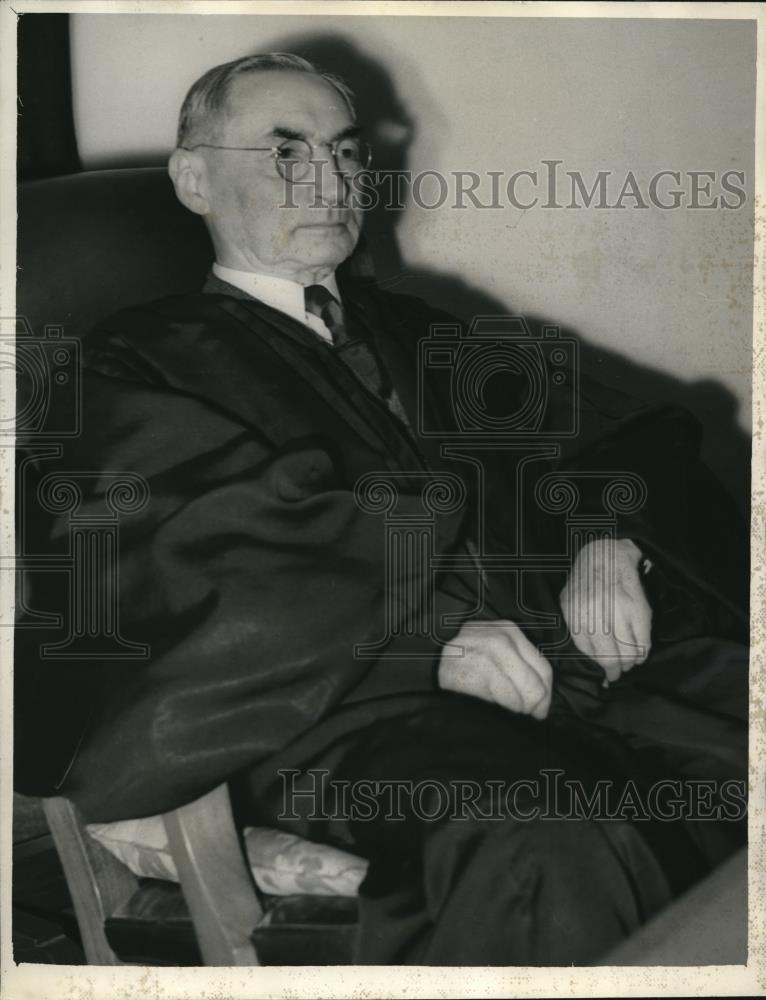 1938 Press Photo Judge John M Wilson during selection of jury Torture abduction - Historic Images