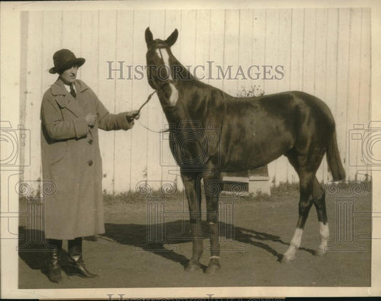1923 Press Photo Mrs Edgar Allen Poe Wife of Noted Authors Grandson - Historic Images