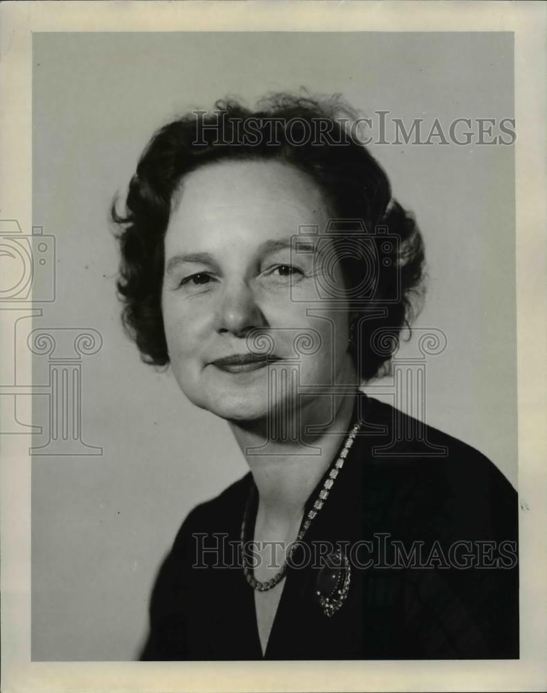 1960 Press Photo Marian Fletcher,Society and Food Editor of the Lima Citizen - Historic Images