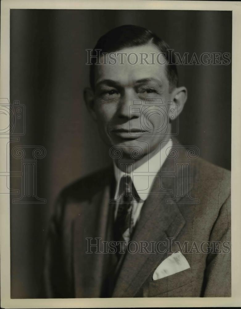 1929 Press Photo Don Gilman, MBC Pacific Division manager - Historic Images