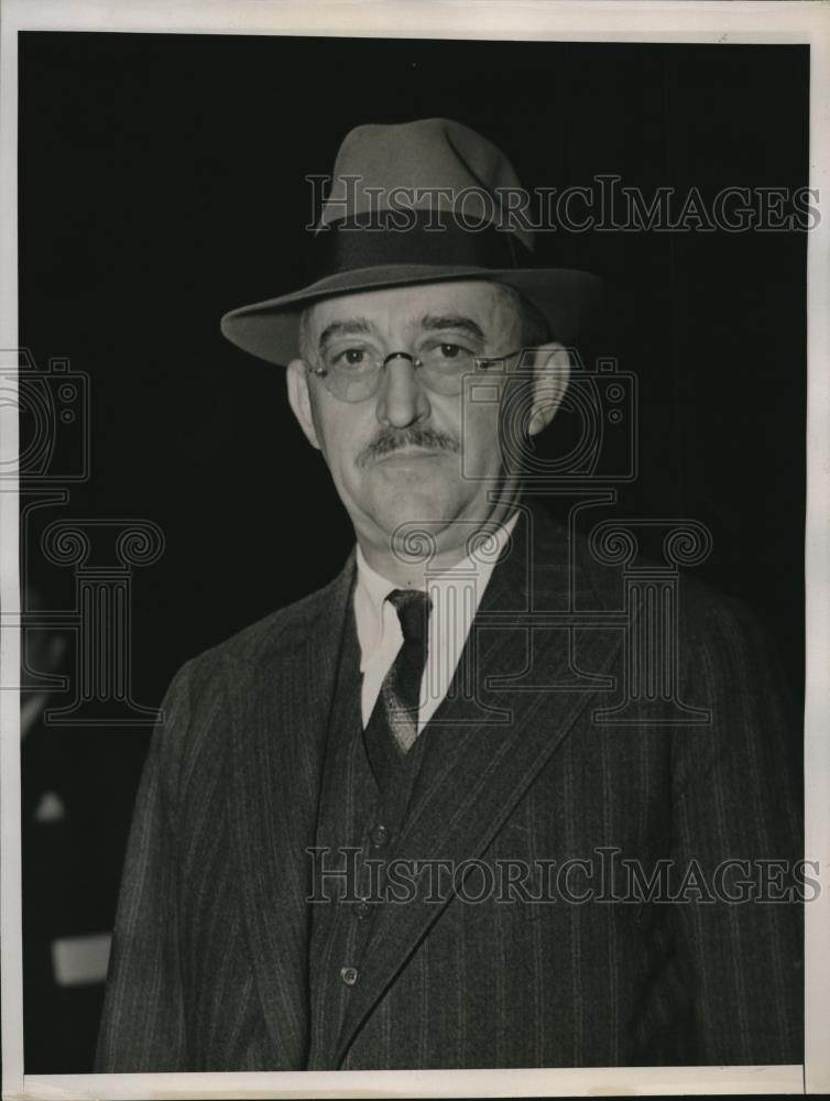 1938 Press Photo Dr. H.W. Ward, Lerologist, returns from Leper Colony - Historic Images