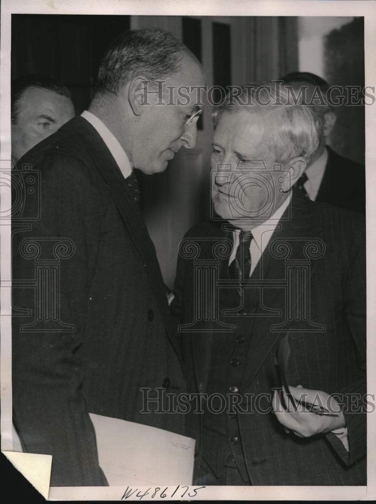 1939 Press Photo Henry Morgenthau and Senator Morris Sheppard - Historic Images