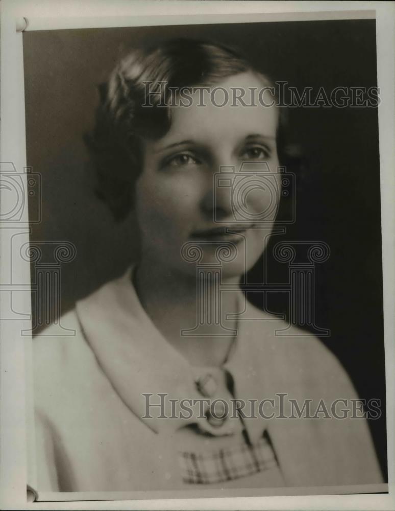 1933 Press Photo Mrs.Geo Connaly - Historic Images