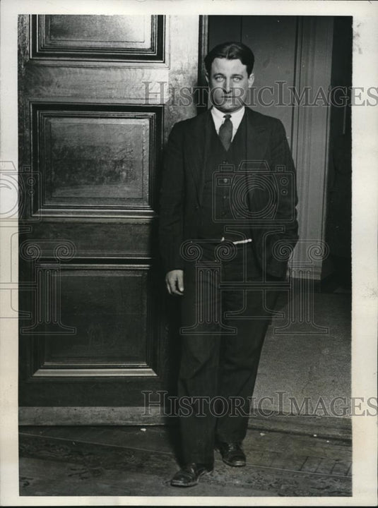 1931 Press Photo Arthur Staedler husband of the murdered women - Historic Images