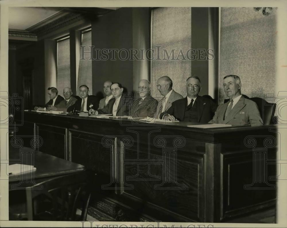 1932 Press Photo Grievance Committe of the State Board of Medical Examiners - Historic Images