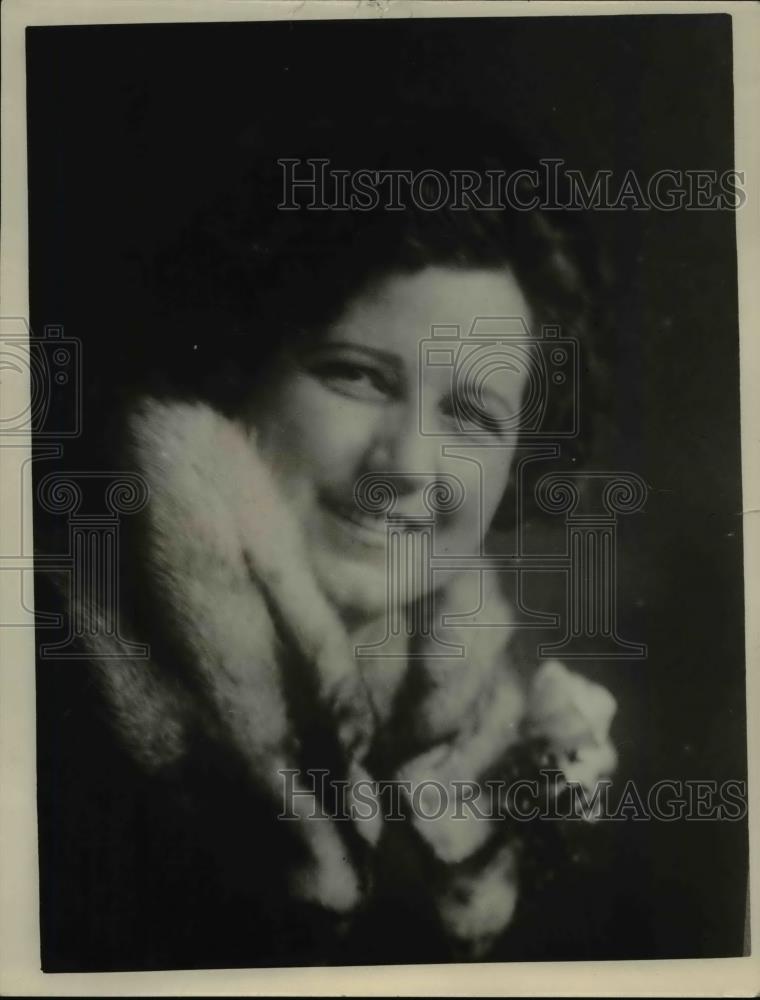 1926 Press Photo Mrs. Belle Coleman - Historic Images