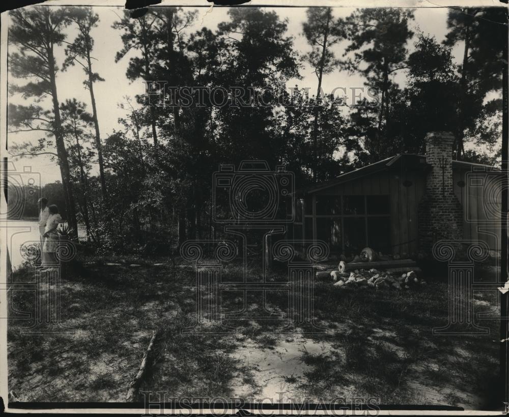 1928 Press Photo New Orleans La camping cabin for vacations - Historic Images