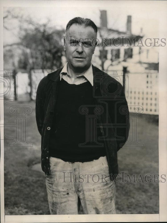 1938 Press Photo Chauncey Worcester gave clues to slaying of Mrs Weston G Frome - Historic Images