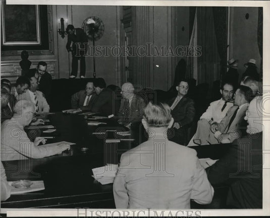 1936 Press Photo Oklahoma City Okla R Pryor, A Scroppeki, T Atnorgan, - Historic Images