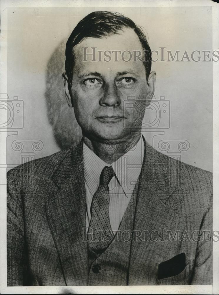 1933 Press Photo William N McNair Democratic Pittsburgh Mayor - Historic Images