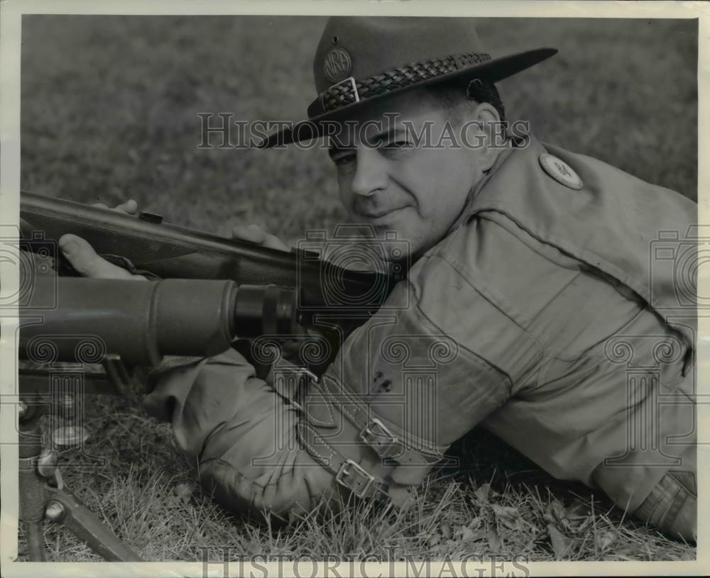 1940 Press Photo Emory Hawcock winner of American Dewar Course Match, Ohio - Historic Images