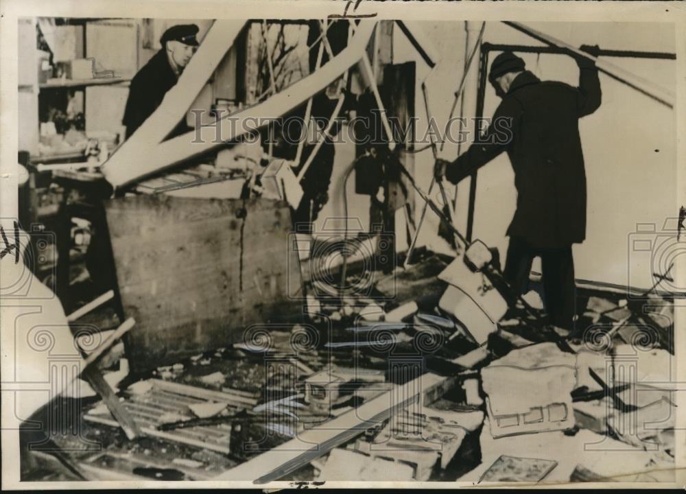 1940 Press Photo Booth Memorial Hospital Explosion Injures 8 in Cleveland - Historic Images