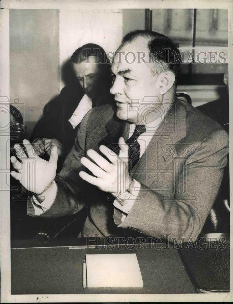 1944 Press Photo Harry Slattery Head of Rural Electrification Administration - Historic Images