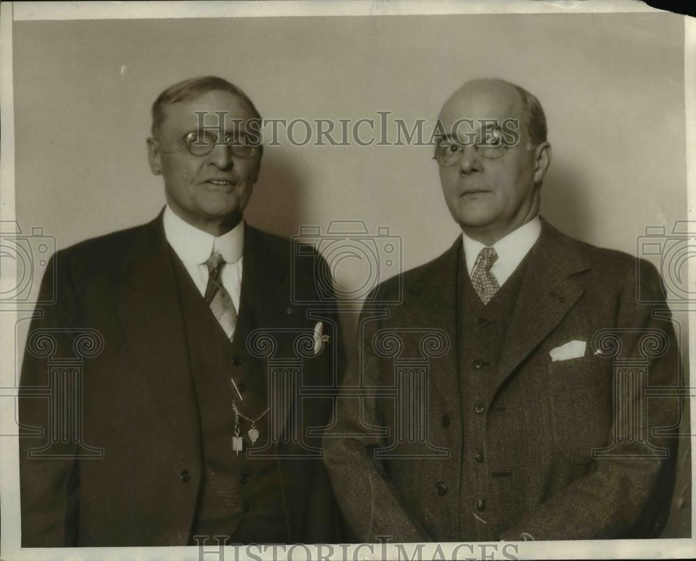 1931 Press Photo Dr. B.B.Ward And Dr. W.C. Hoyt, Delegates - Historic ...