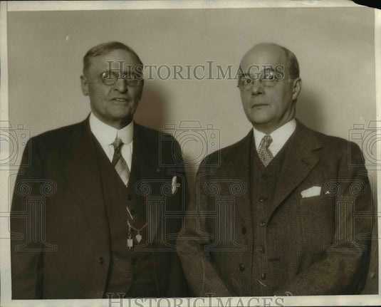 1931 Press Photo Dr. B.B.Ward and Dr. W.C. Hoyt, delegates - Historic Images
