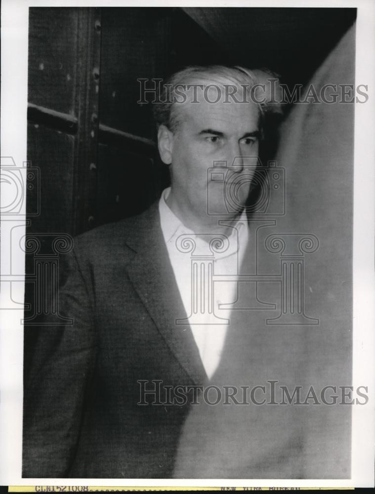 1966 Press Photo Oliver Smedley former war here, arrested charged with murder - Historic Images