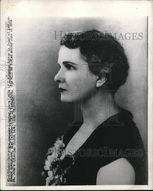 1948 Press Photo Mrs Adelaide L Parker Dies in Washington Wife Editor E Parker - Historic Images