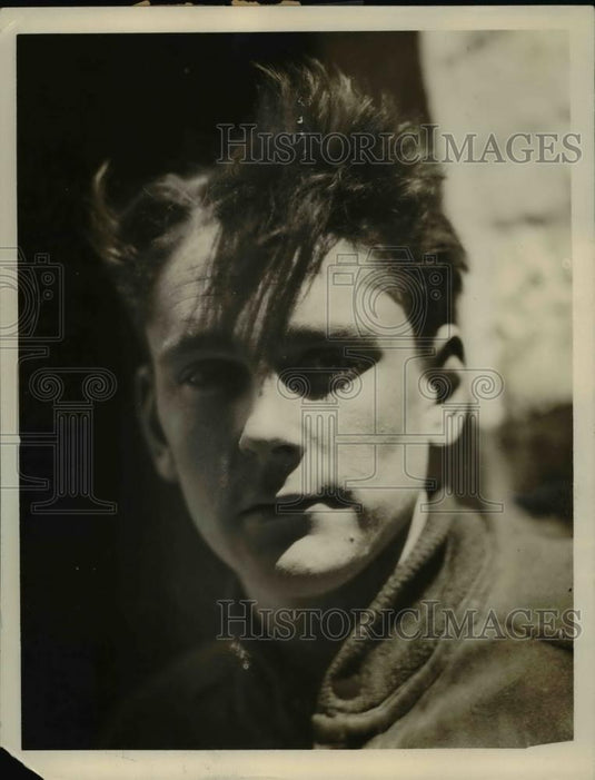 1927 Press Photo Ned Parker, son of Dr. Pasinless Parker - Historic Images