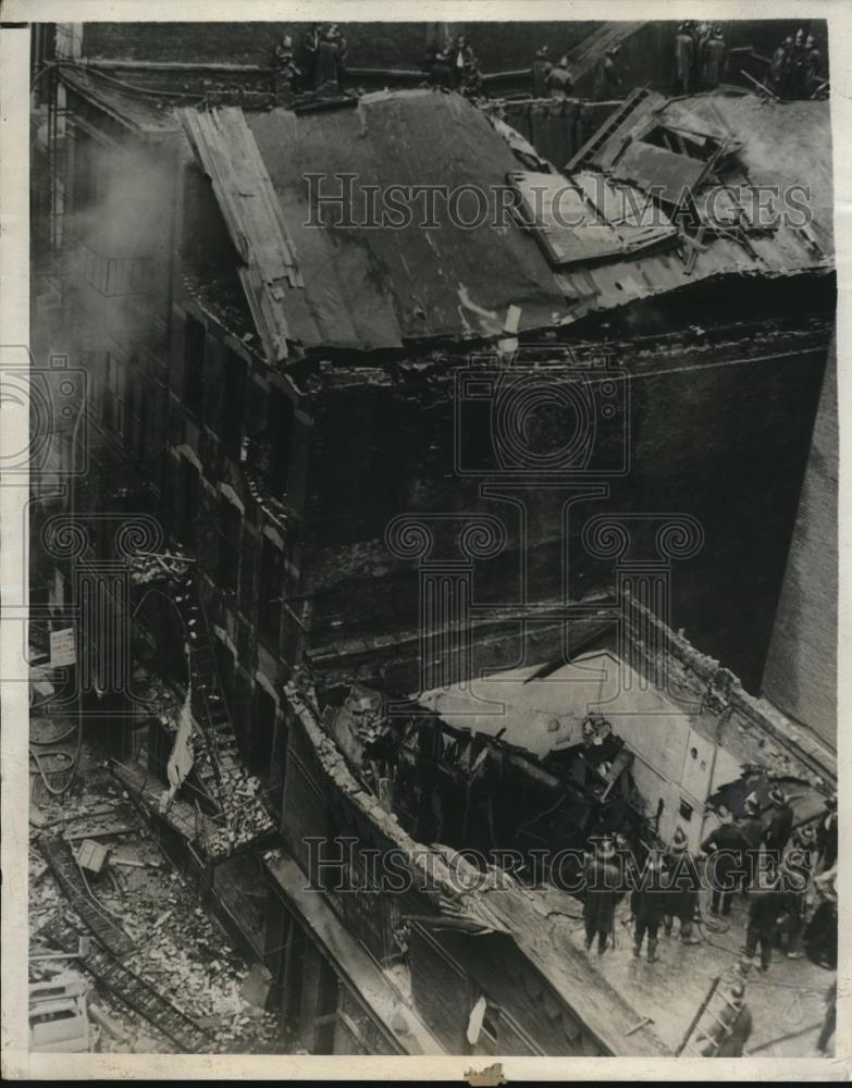 1930 Press Photo Chemical Explosion in New York - nee18527 - Historic Images