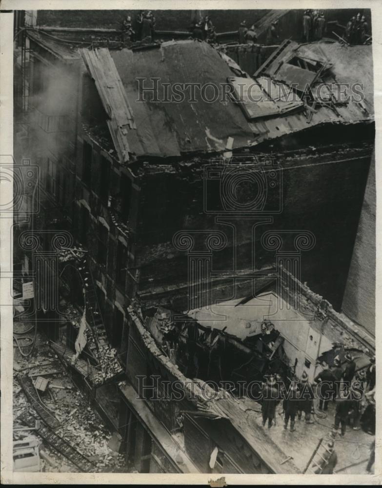 1930 Press Photo Chemical Explosion in New York - nee18527 - Historic Images