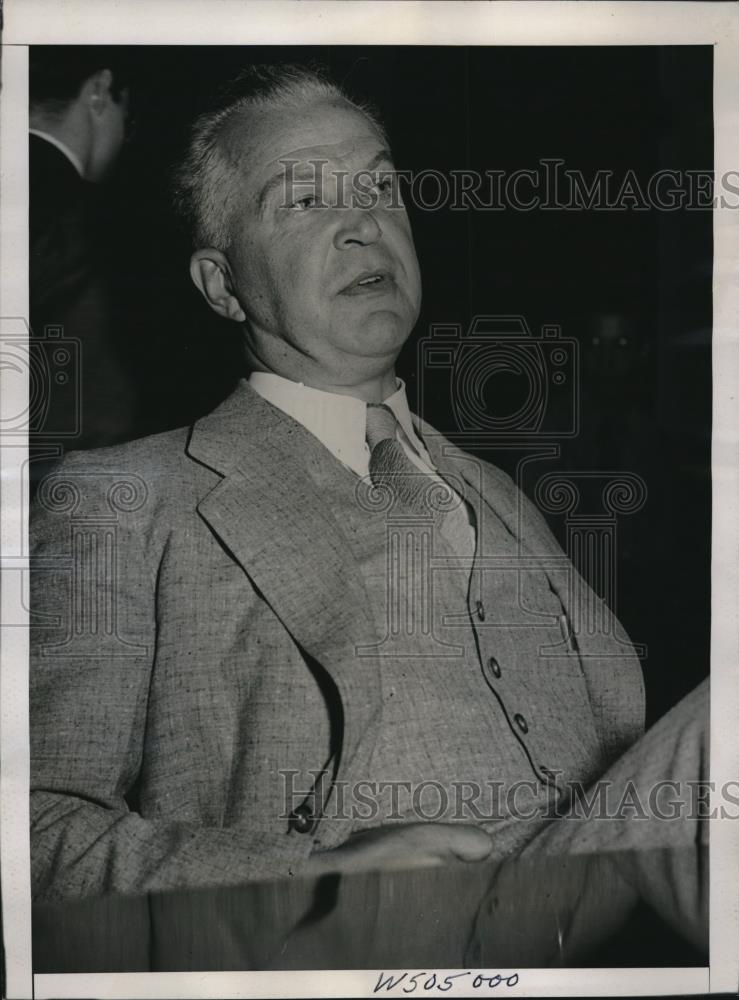 1939 Press Photo Felix McWhirter Banker &amp; Republican State Finance Officer - Historic Images