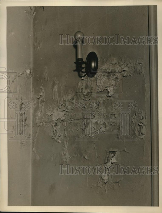 1933 Press Photo The interior wall of the Administration Building - Historic Images