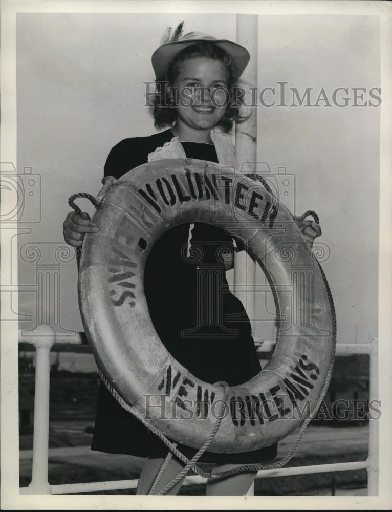 1939 Press Photo Miss Patricia Coulter of the first American Refugees - Historic Images