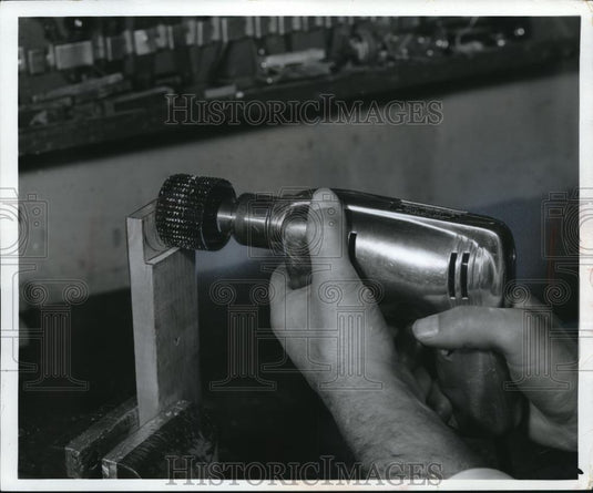 1966 Press Photo Coastal Abrasive & Tool Co new drum rasp drills - Historic Images