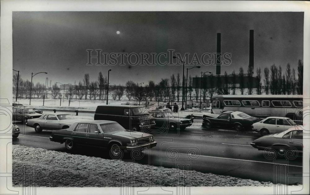 Press Photo The Fender Bender West bound Eastshoreway - Historic Images