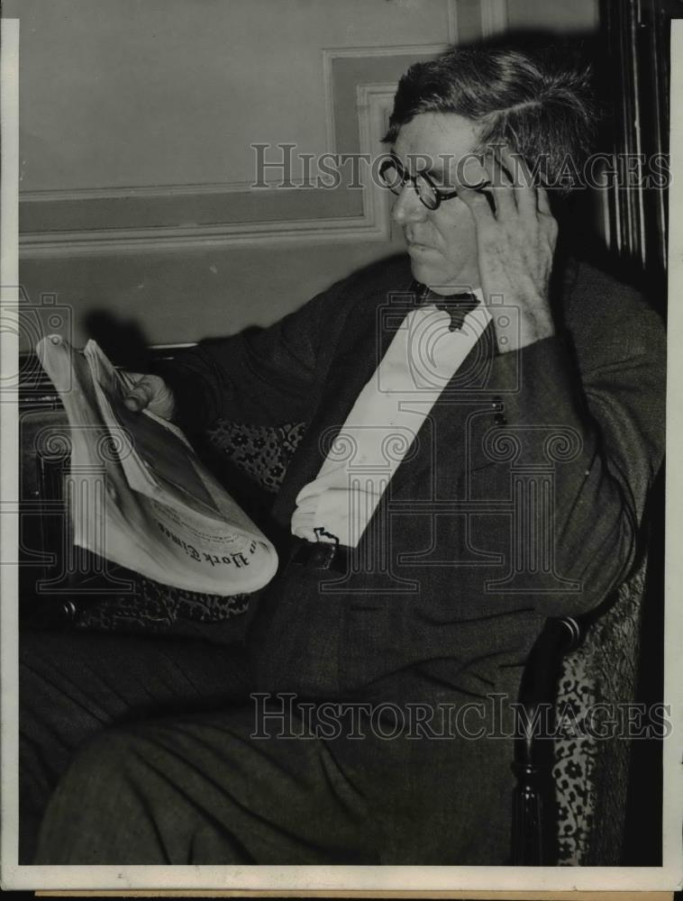 1932 Press Photo Arthur Mullen, floor manager to Franklin Roosevelt's campaign - Historic Images