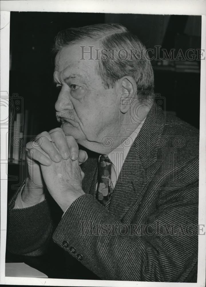 1943 Press Photo Senator Ellison Cotton Smith, new Dean of Senate - Historic Images