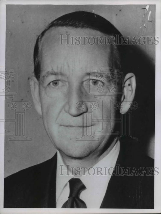 1956 Press Photo Lewellyn Thompson United States Diplomat - Historic Images
