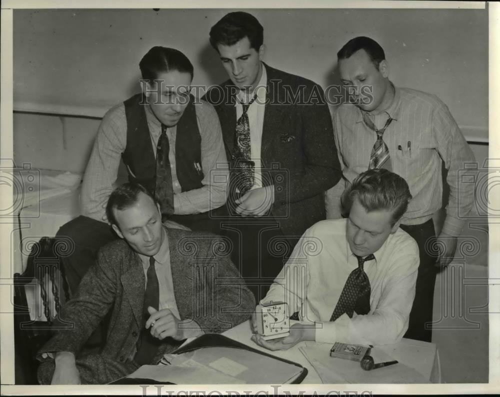 1941 Press Photo Bruce Laugh,James Dickerson,G.C.Goddard,Tom Sarich,G.Sammer - Historic Images