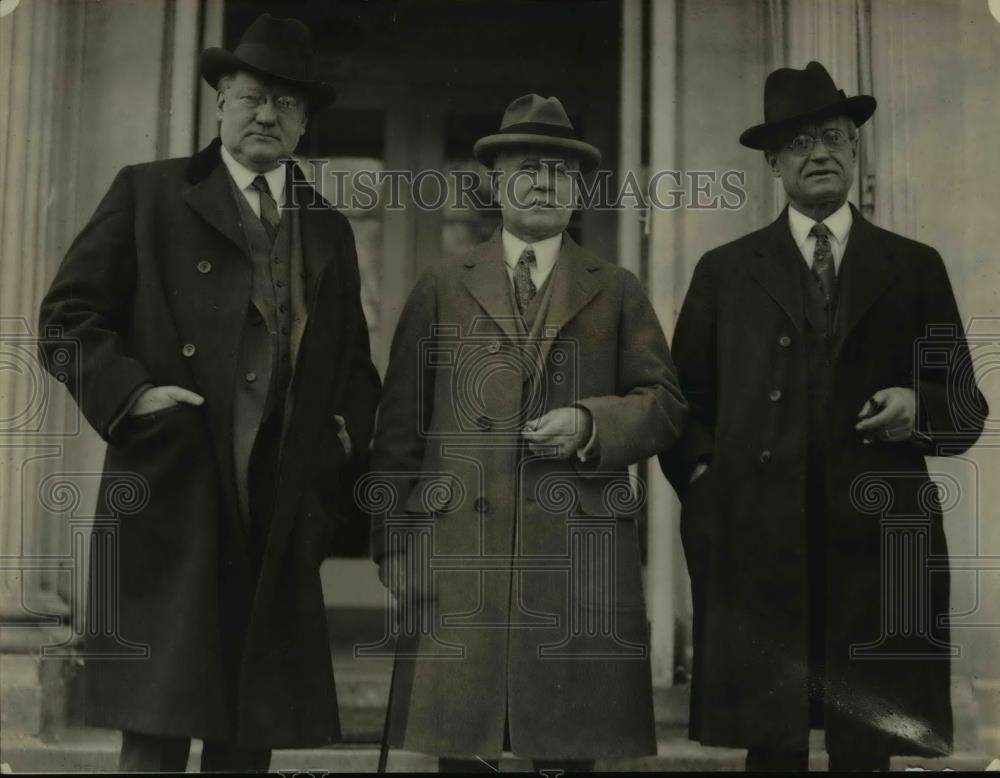 1924 Press Photo Sen. Jim Watson, Henry Narshall Former Senator of House of Ind. - Historic Images