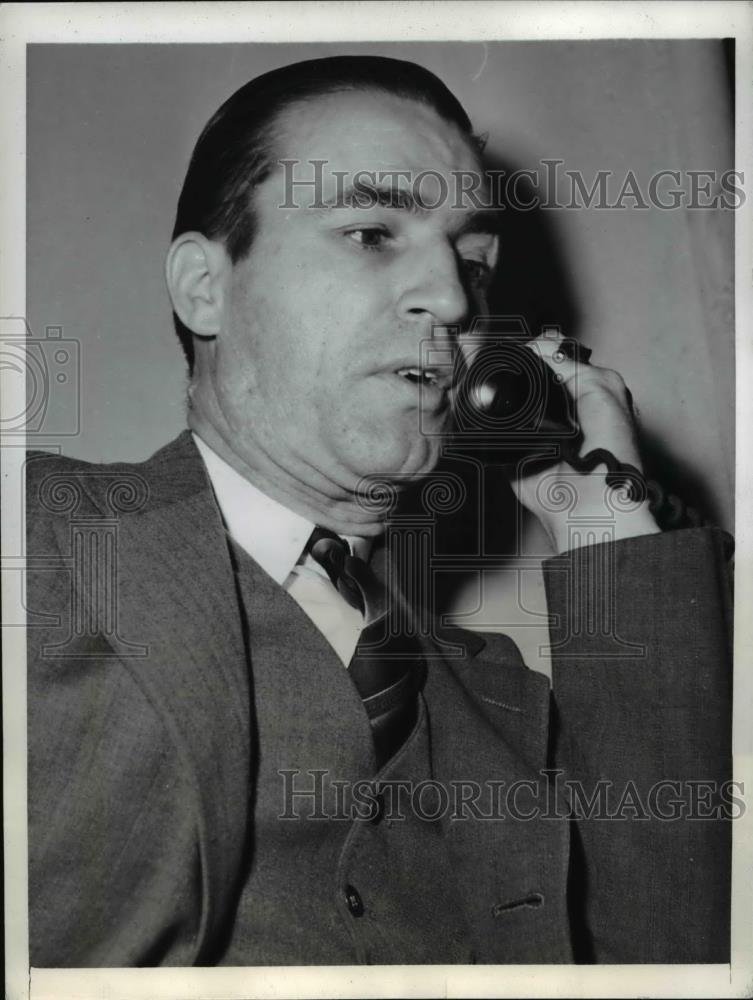 1941 Press Photo Larry Conners Assistant Business Representative - Historic Images