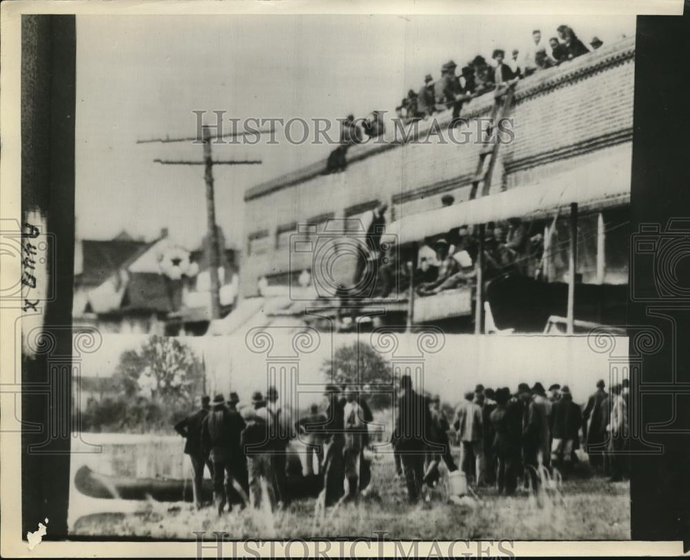 1929 Press Photo Flood Scene At Alba Alabama - Historic Images