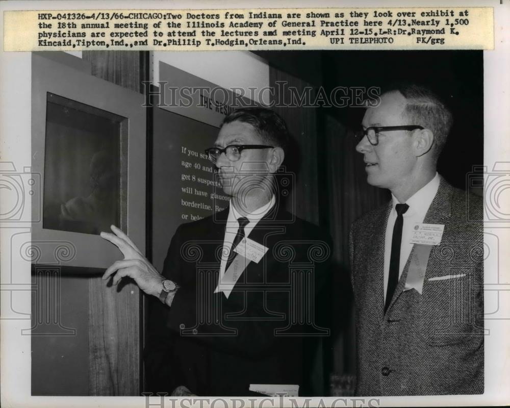 1966 Press Photo Illinois Academy of General Practice Doctors Meeting, Chicago - Historic Images