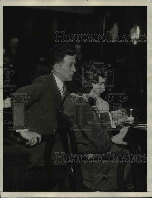 1931 Press Photo Mrs. Cecelia Valor and Attorney Jack Heil - Historic Images