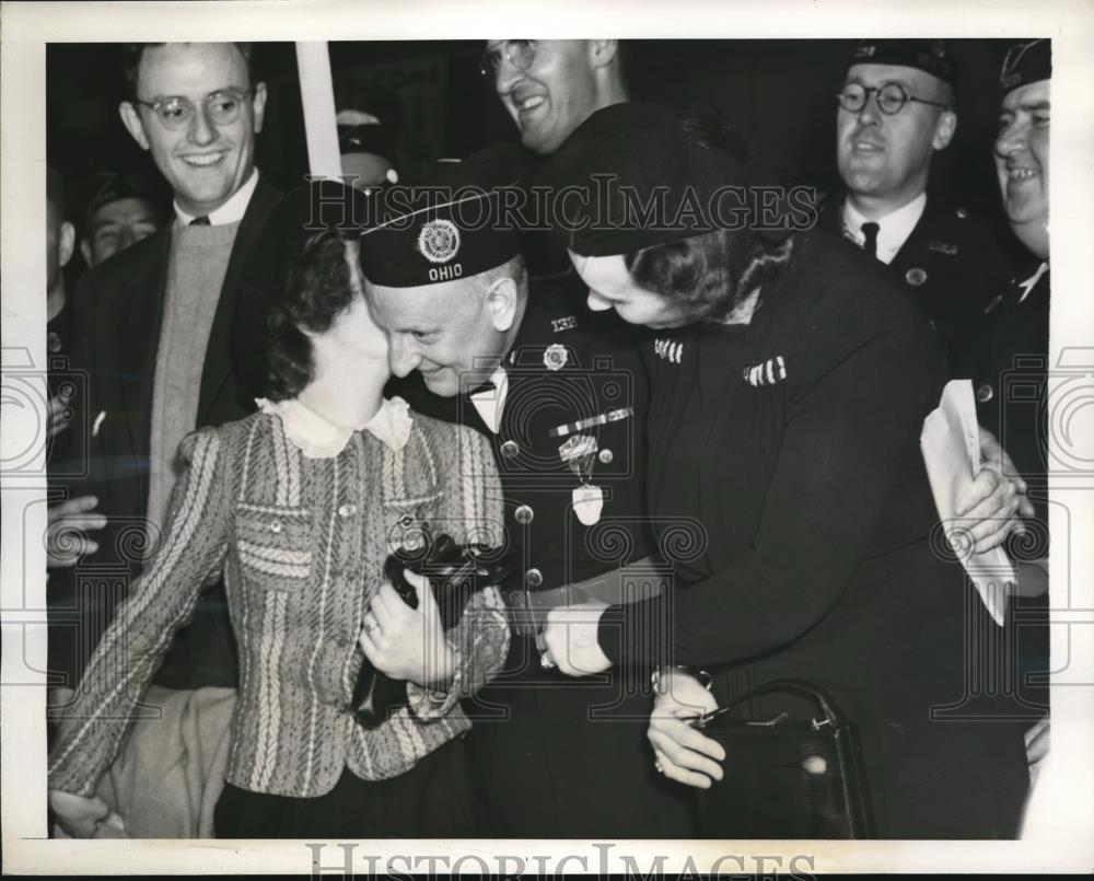 1940 Press Photo of the newly elected head of the American Legion Milo Warner. - Historic Images