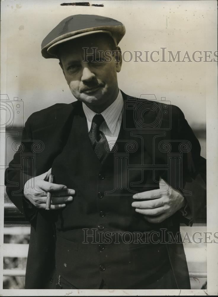 1934 Press Photo Honorable William N McNair Mayor of Pittsburgh - Historic Images