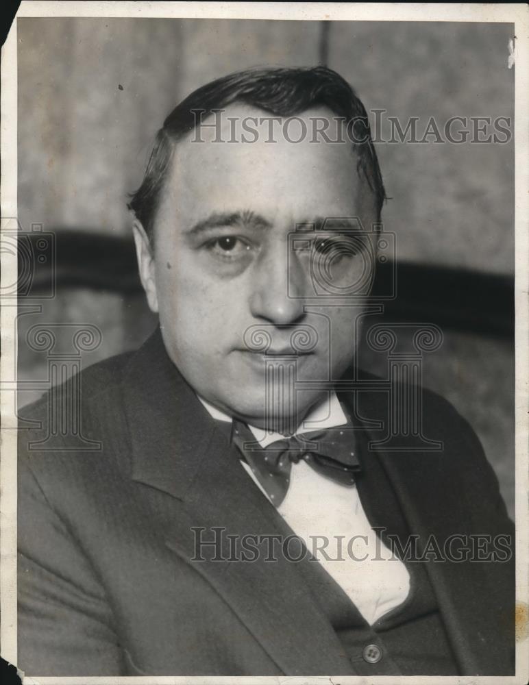 1928 Press Photo Matthew Wohl VP American Federation of Labor - Historic Images