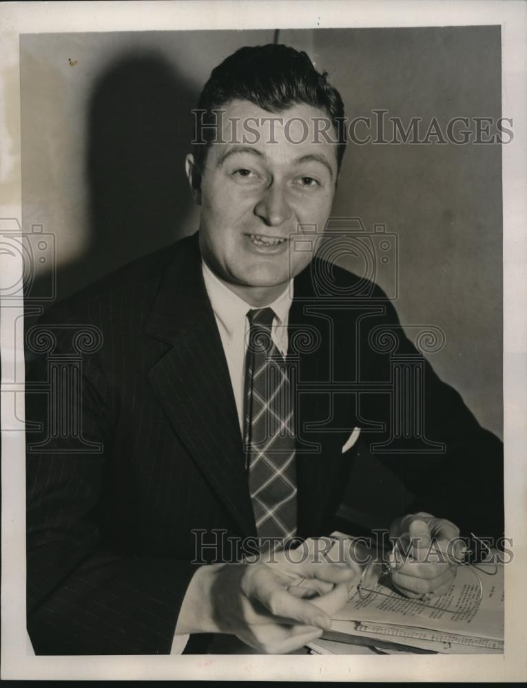 1940 Press Photo Oren Root Jr Working for Wilikie Candidacy - Historic Images