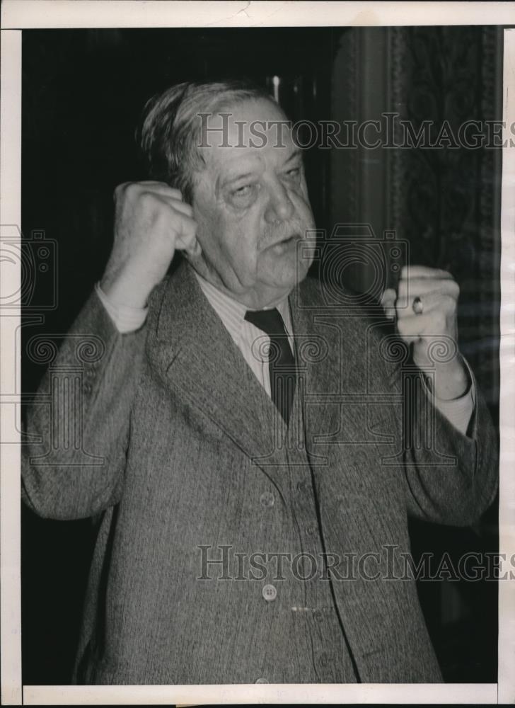 1939 Press Photo Senator Ellison Cotton Smith, new Dean of Senate - Historic Images