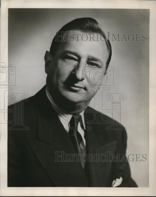 1952 Press Photo Robert L. Cunningham, Todd Company Cincinnati Manager - Historic Images